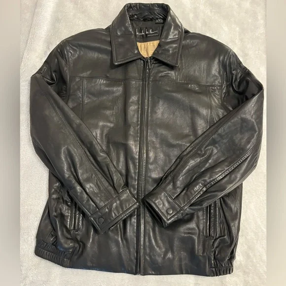 Men’s Nicole Miller Leather Jacket - Picture 1 of 7